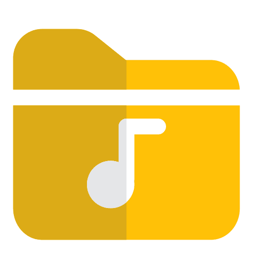 Folder folder ui music player icon