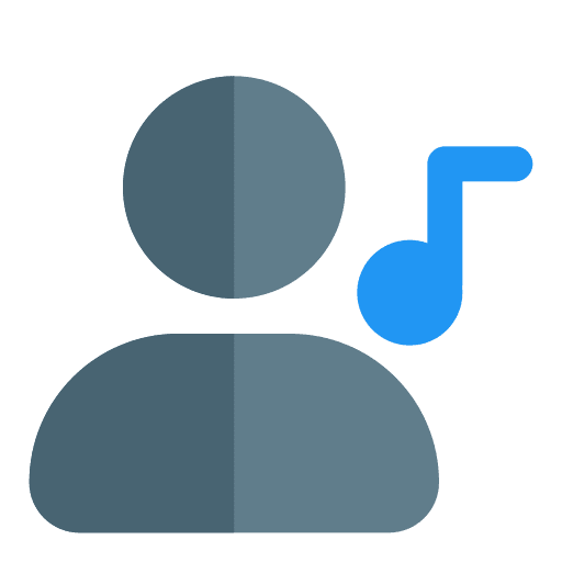 User ui user music player icon
