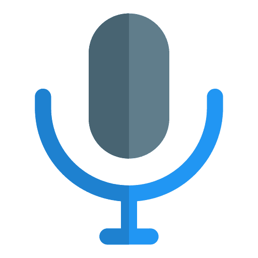Microphone music and multimedia sound microphone icon
