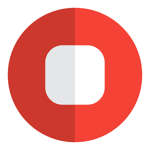 Stop button music player stop button options icon