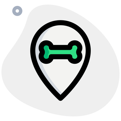 Location location maps and location veterinary icon