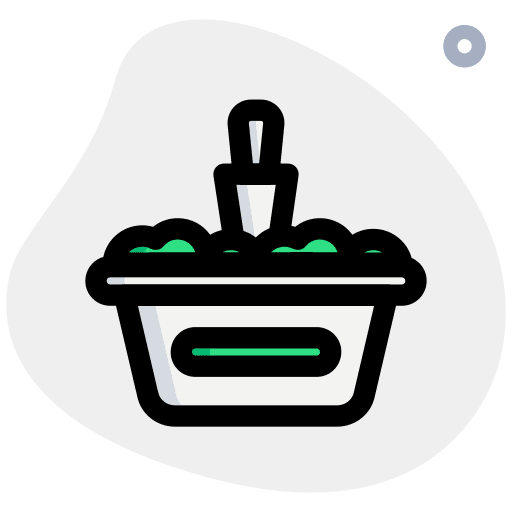 Sand pit pet shop sand pit tray icon