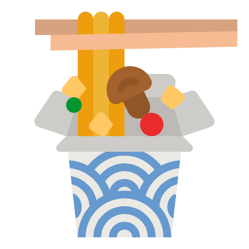 Noodles box food and restaurant restaurant icon