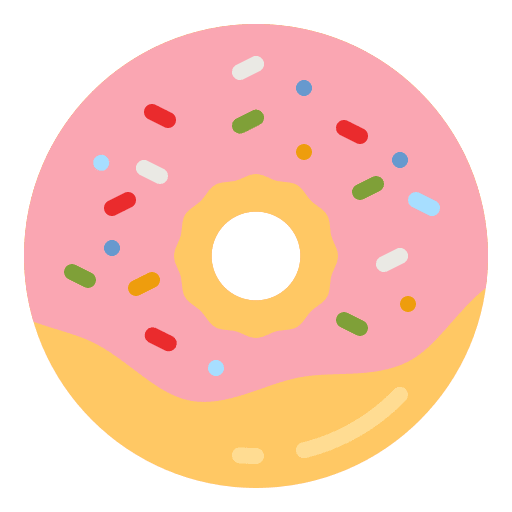 Donut food and restaurant doughnut donut icon