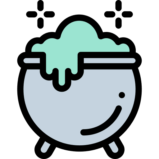 Cauldron potion cauldron witchcraft icon