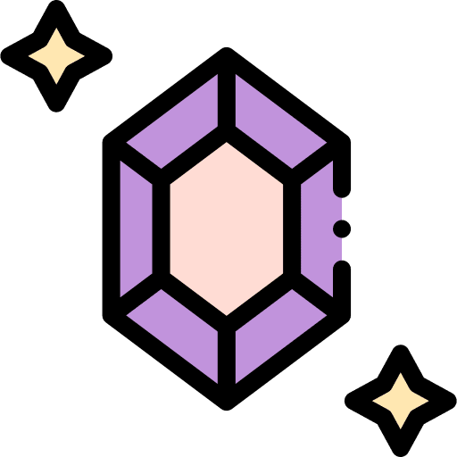 Crystal crystal jewel precious stone icon