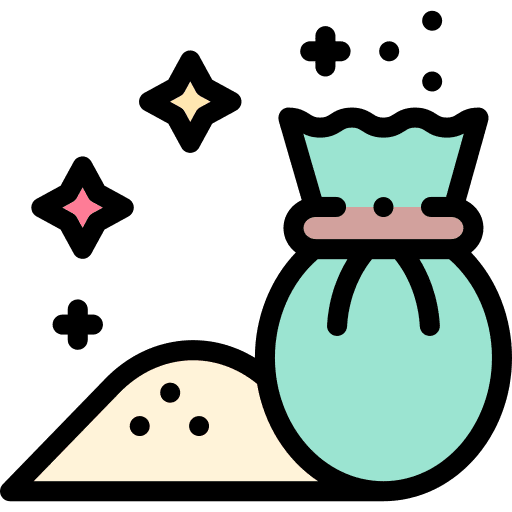 Magic dust halloween wizard magician icon