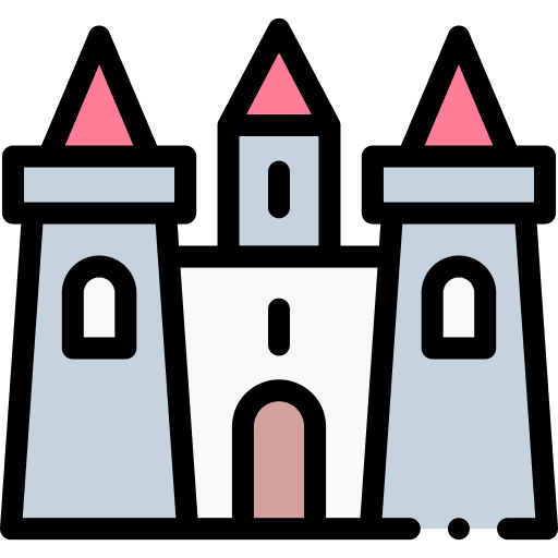 Castle tower defense castle icon