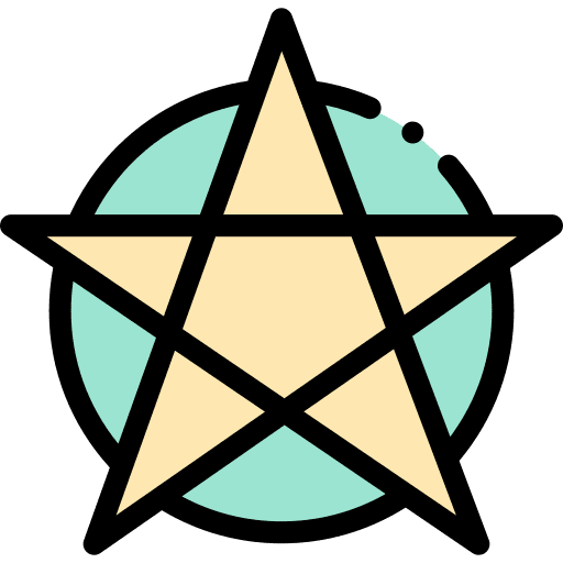Magic magic star pentacle icon