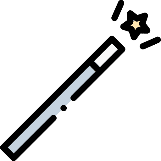 Magic wand entertainment miscellaneous magician icon