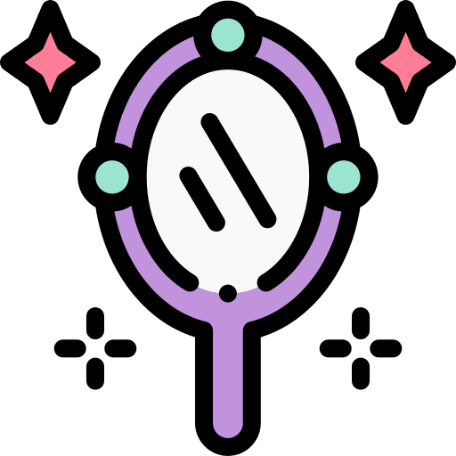 Magic mirror fantasy miscellaneous fairy tale icon