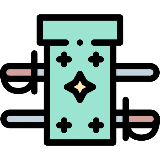 Magic trick magic trick sword performance icon