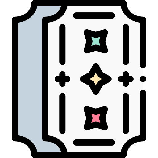 Ticket star pass access icon
