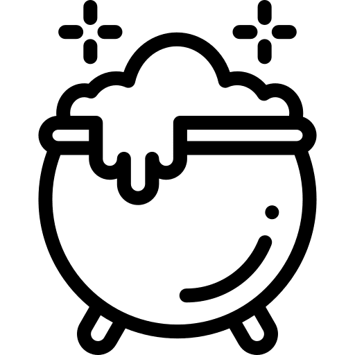 Cauldron pot witchcraft potion icon