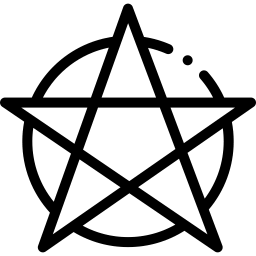Magic magic star pentacle icon
