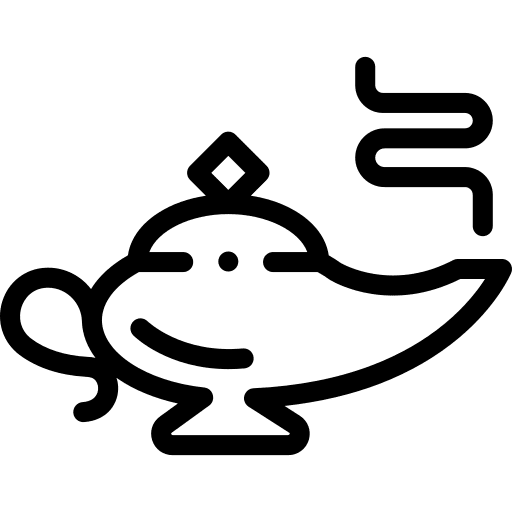 Magic lamp miscellaneous genie fantasy icon