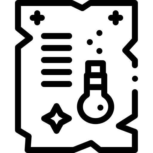 Potion witch flask halloween icon