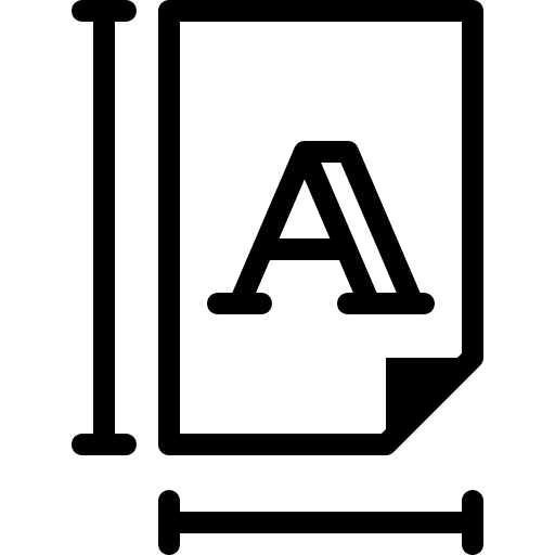 Typography ui document typography icon