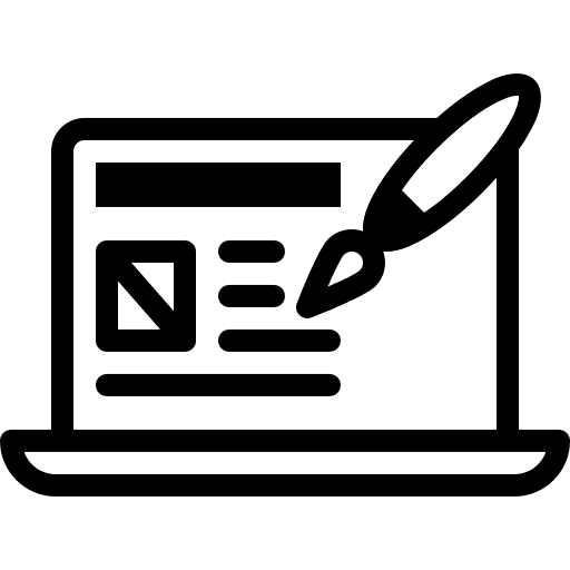 Web design seo and web website design computer icon