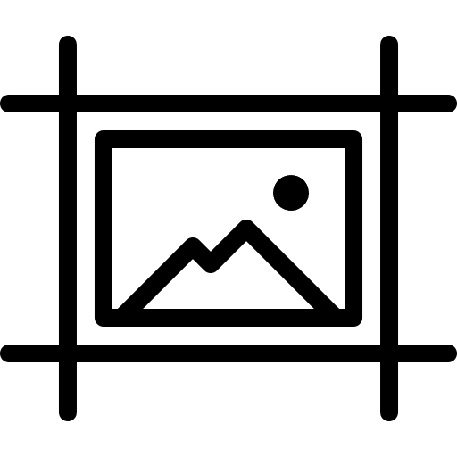 Crop image editing crop crop tool icon