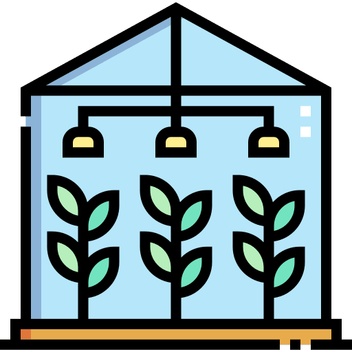 Greenhouse agriculture sun greenhouse icon
