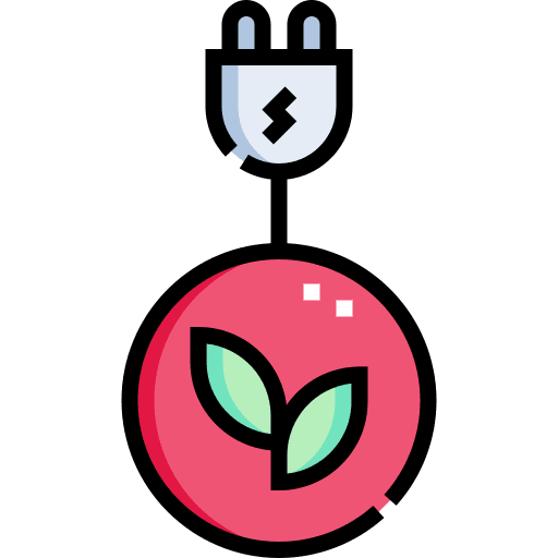 Bio energy energy plug sustainability icon