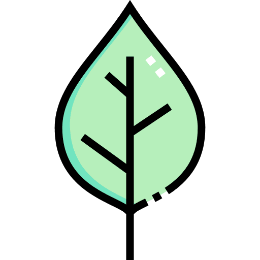 Leaf nature botanical botanic icon