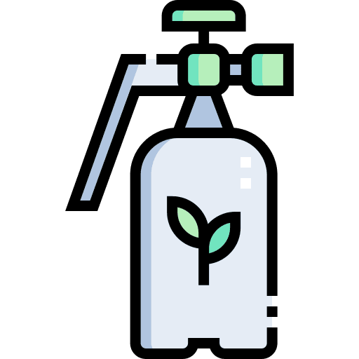 Spray fertilizer nature farming and gardening icon