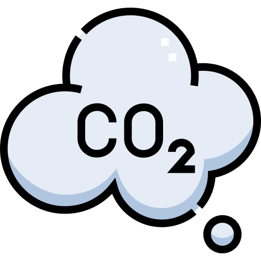 Co2 pollution co carbon dioxide icon