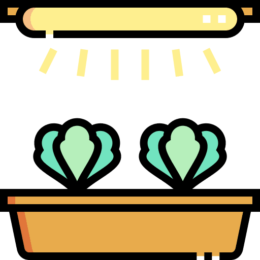 Illumination plants electronics gardening icon