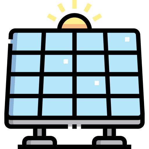 Solar panel renewable energy power industry industry icon