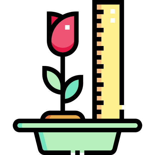 Observation farming and gardening plant observation icon