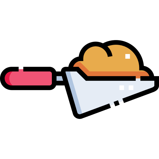 Planting ground shovel botanic icon