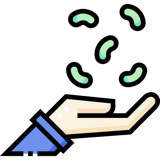 Seeds soil garden planting icon