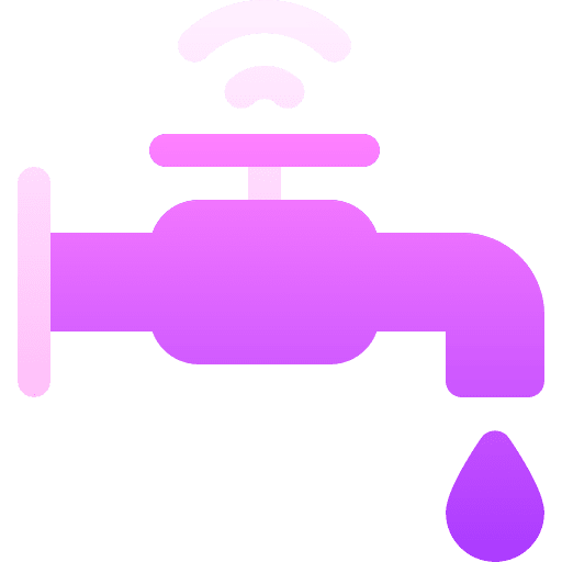 Faucet droplet faucet domotics icon