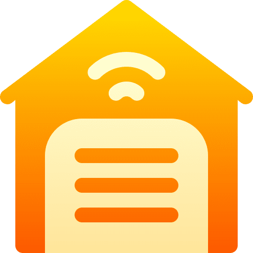 Garage open smart garage wireless icon