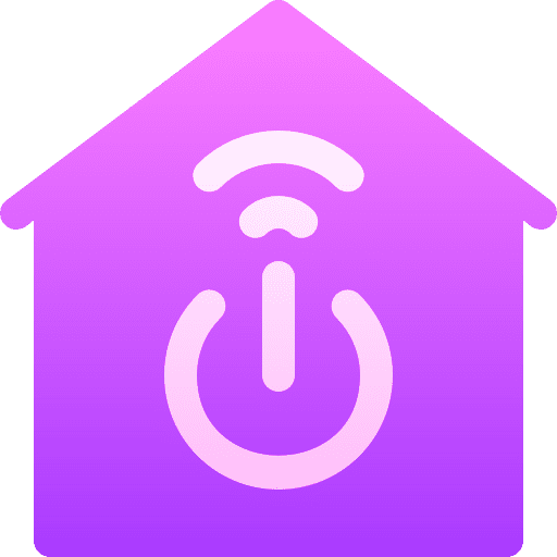 Home automation wifi internet home living icon