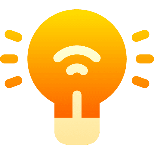 Light bulb electronics light bulb smart bulb icon