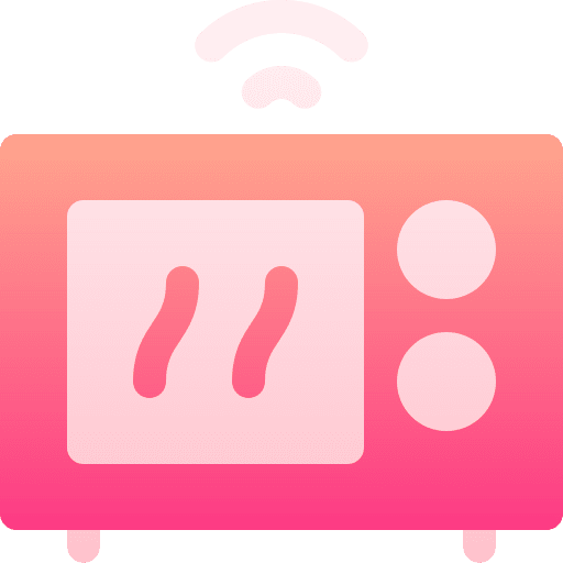 Microwave oven wireless internet of things microwave icon