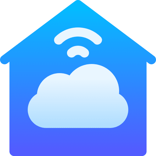 Smart home smart house buildings real estate icon