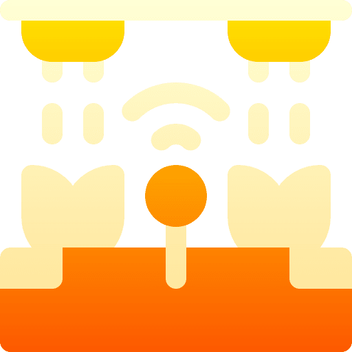 Irrigation agriculture fertilizer wifi icon