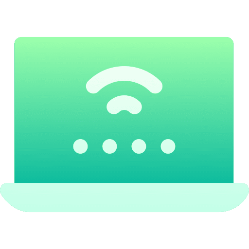 Laptop electronics computer screen wifi icon