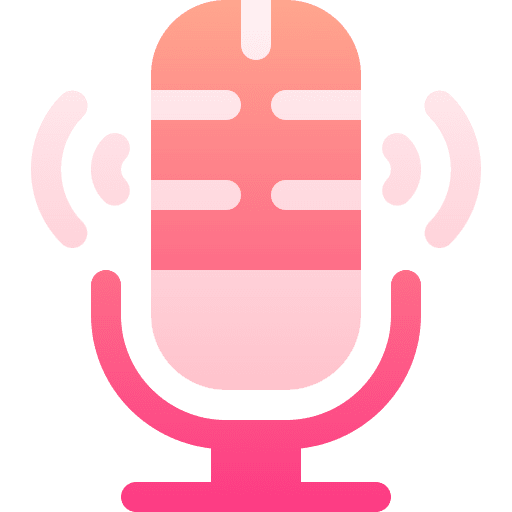 Microphone online radio wifi icon