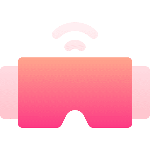 Vr glasses virtual reality multimedia digital icon