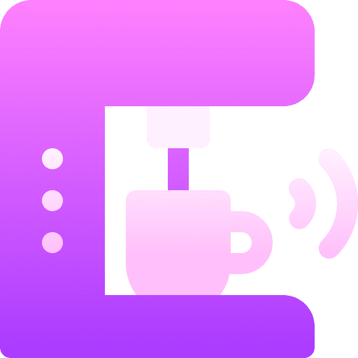 Coffee machine smart house coffee maker food and restaurant icon