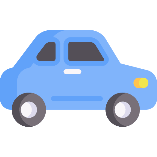 Compact car vehicle automotive automobile icon