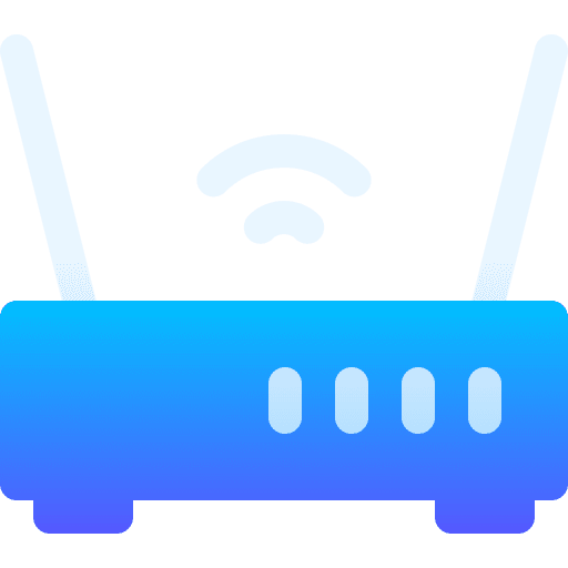 Wifi router connection wireless internet access point icon