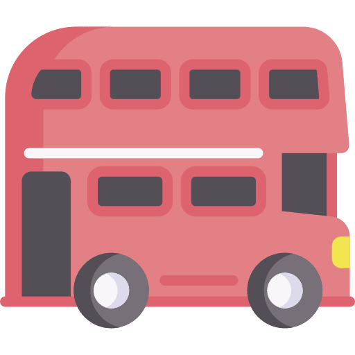 Double decker bus double decker bus travel vehicle icon