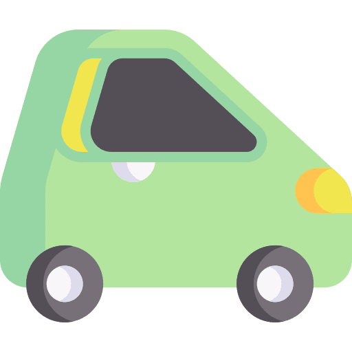 Microcar car transportation microcar icon