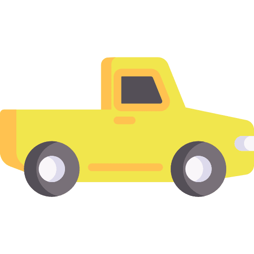 Pickup truck pickup car pickup truck farm icon